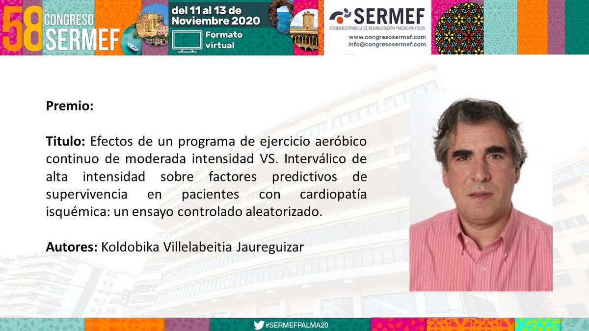 Premio a la  mejor tesis doctoral defendida durante los años 19/20 #SERMEFPALMA20