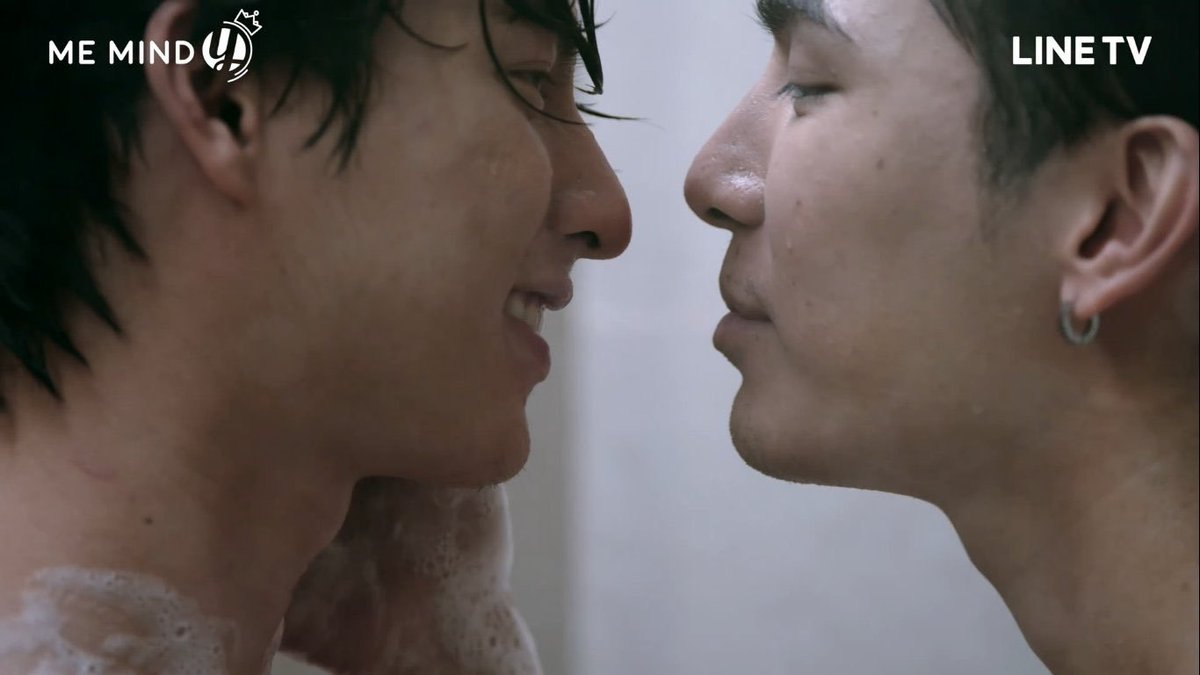 with such gentle and soft eyes, as if sealing the promise of an undying love. After few stimulating touches, you can see how the softness shifted into the desire to devour and be devoured. However, despite the hungry gazes, you can feel the passion++ #TharnTypeSS2EP2