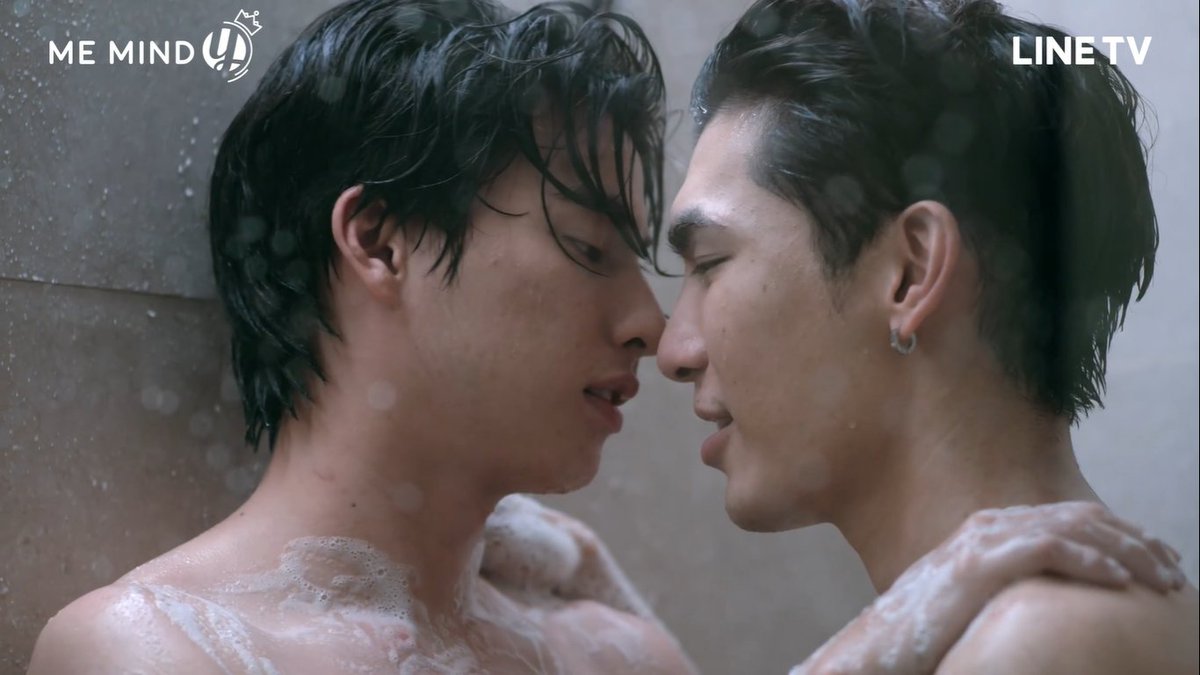 with such gentle and soft eyes, as if sealing the promise of an undying love. After few stimulating touches, you can see how the softness shifted into the desire to devour and be devoured. However, despite the hungry gazes, you can feel the passion++ #TharnTypeSS2EP2