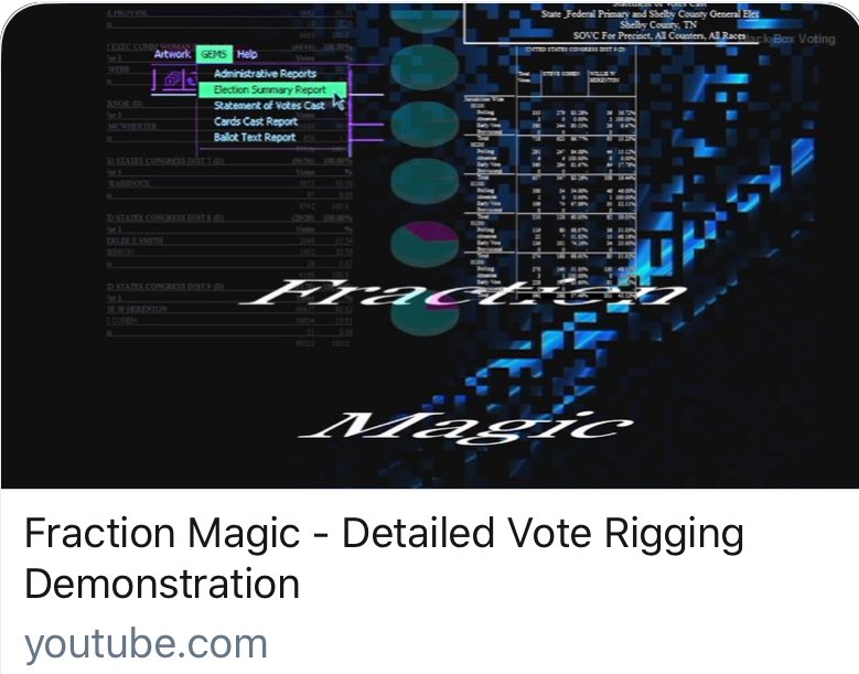 2003: Bev Harris gained access to 40,000 voting machine files. On them she discovered/uncovered: accompanied by Bennie Smith, IT programmer who found MASTER KEY, & George Monger the following:Secret Programs:GEMS Central TabulatorGEMS Central Server