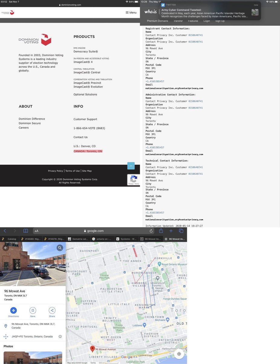  #DominionVotingSystems Supplies Election Technology Across US, Canada & GloballyAttached to thread is ‘Fraction Magic’ that illustrates how each vote is counted using decimals that treat votes like money.Each PERSON’S VOTE is Divided into FRACTIONSPaper Ballots Essential  https://twitter.com/dmills3710/status/1326942206872186886