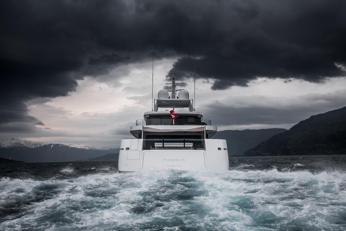 Feadship's tweet photo. What a wonderful evening for Feadship at the #WorldSuperyachtAwards as all of our nominations - Pi, Najiba &amp; Lady S - win their categories and Pi takes home the #MotoryachtOfTheYear accolade. We are humbled &amp; delighted by such recognition from all the owners who serve as judges. https://t.co/rdTBNcpRJo