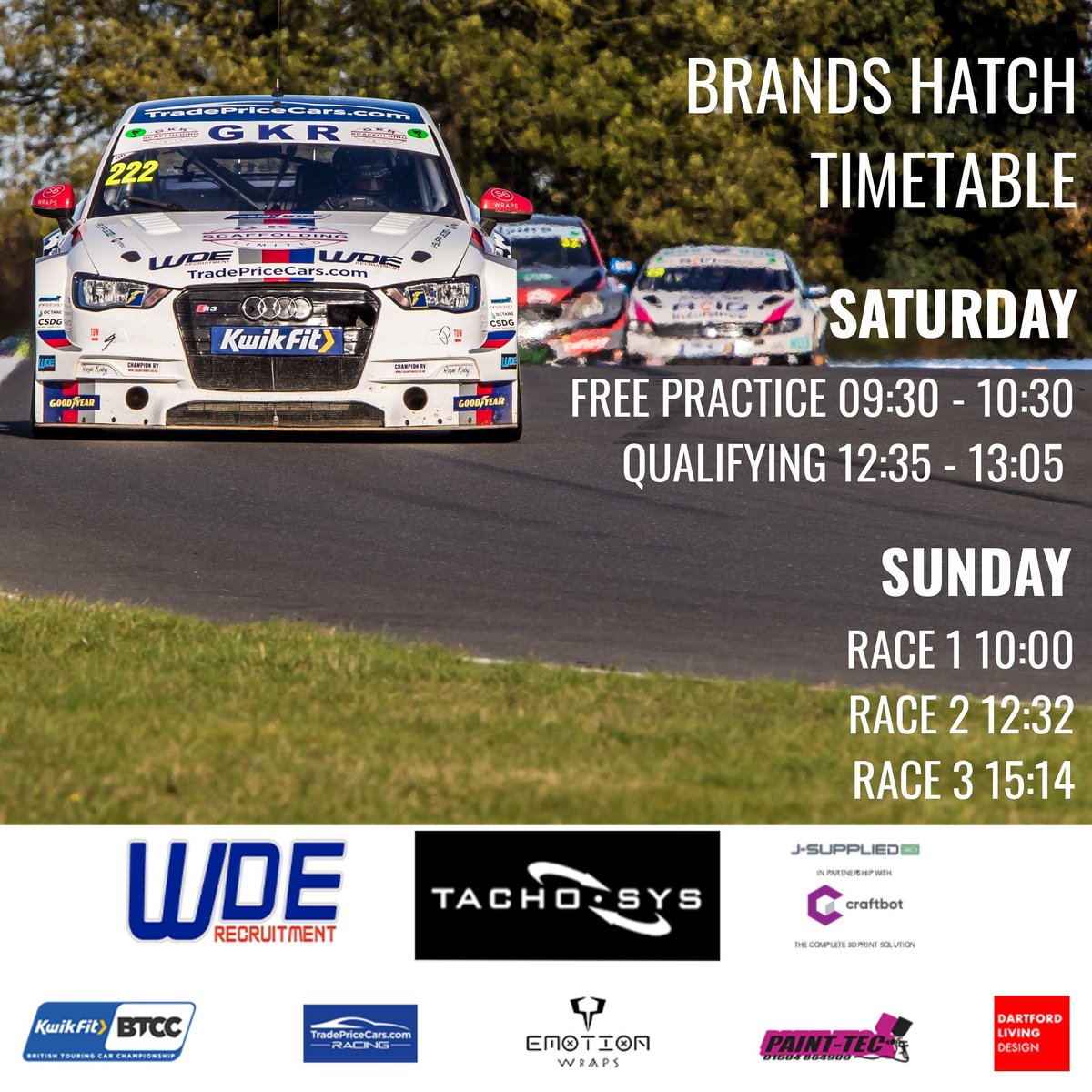 PaulRivett22's tweet image. Brands Hatch Indy 

Here are the links to follow my progress. 
⠀
Live Timing: ⠀buff.ly/32HOBw0
Qualifying Live: buff.ly/3hGBHUm⠀⠀
Live Commentary: buff.ly/2vZGAl3⠀⠀

#tachosys #wderecruitment #JSUPPLIED3D @tradepricecarsracing @BTCC