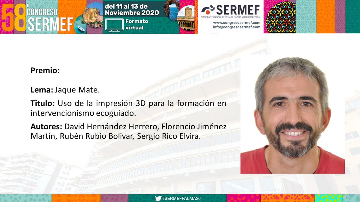 Premio <a href="/SERMEF_es/">SERMEF</a>  a la innovación tecnológica en rehabilitación