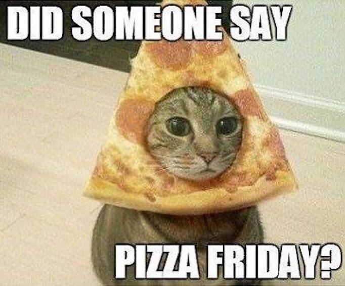 ZestyZzeeks's tweet photo. Happy Friday everyone, get your weekend started by grabbing a slice or two... or even three.
🍕🍕🍕 #PizzaFriday https://t.co/YaC6XLjMfN