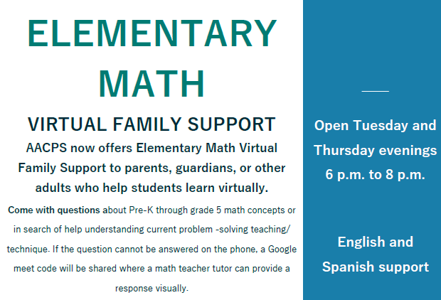 AACPS PK-5 Math tweet media