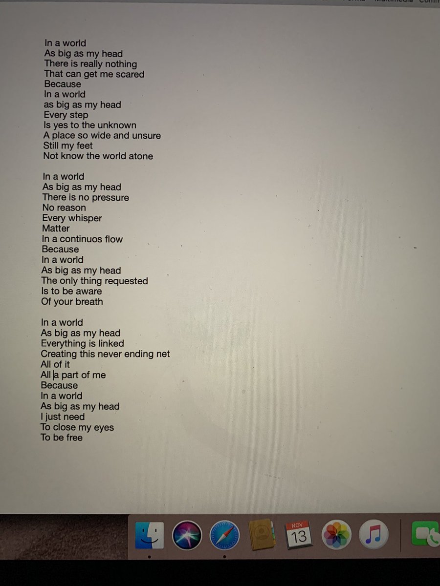 Itching to write again. It’s a long time. But I have to say that it was the song that pushed me to do it. Wrote listening to : ‘O’ by Coldplay Thanks to @halsey for tickling my little writing side to come out and play again 🤗