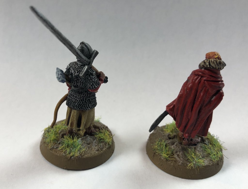 Today’s  #toysoldieraday are a pair of 28mm Gallowglasses from Antedeluvian miniatures. Gallowglasses were Scots/Irish mercenaries who moved between Ireland and Scotland between 1200(ish) and 1602.  #Warmongers  #History  #Irish  #Irishhistory  #LockdownLeisureLeague