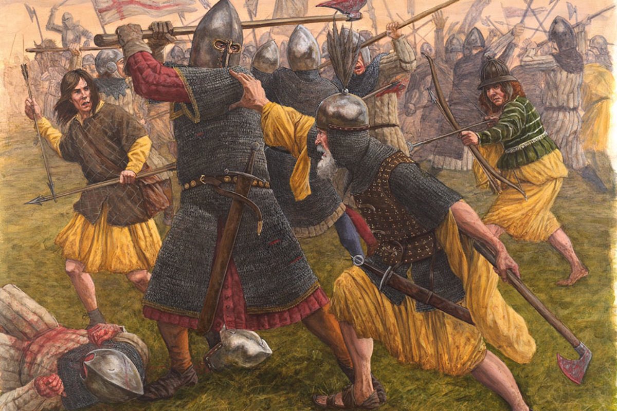 The gallowglasses were descendants of Norse settlers who came to Scotland in the tenth century. They integrated well and were known as the “Foreigners who spoke Gaelic”. The first record of gallowglass service was in 1259, when Aedh Ó Conchobair, King of Connacht, received a/