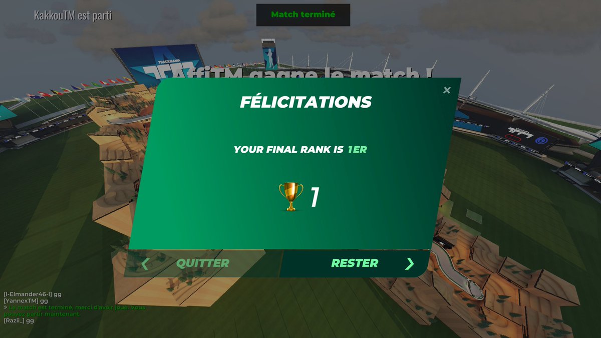 Affi1606's tweet image. J'ai enfin win ma première Cup of the day ! 🥳

Vive la terre

#BDSPOWER