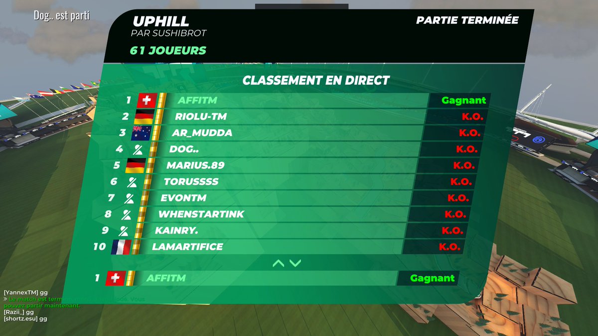 Affi1606's tweet image. J'ai enfin win ma première Cup of the day ! 🥳

Vive la terre

#BDSPOWER