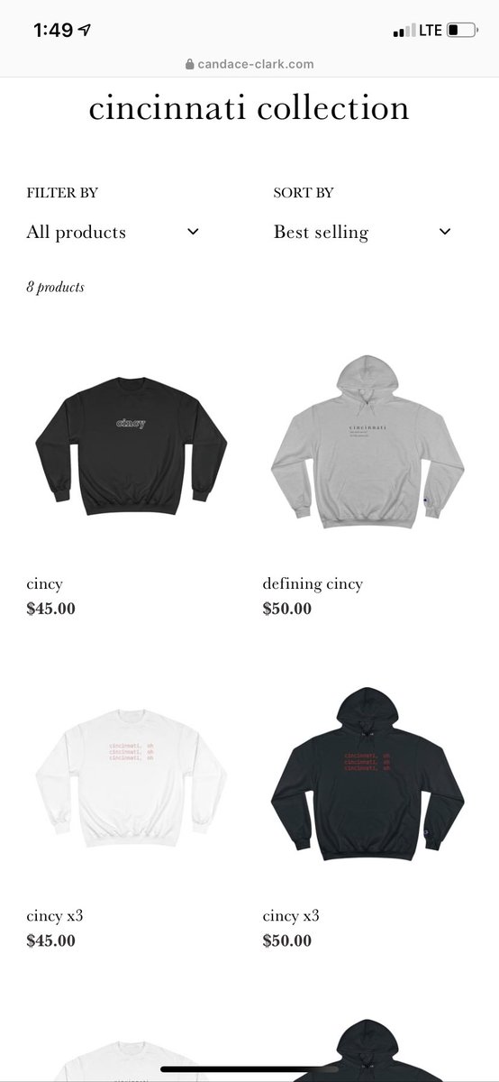 candaceeclark's tweet photo. I launched my own online store today, CandaceClark! Your support would be so appreciated!!🤍🤍 link in my bio:) https://t.co/piEz0CQuJs