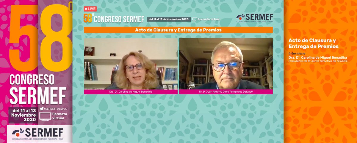 🔝👉Queda clausurado nuestro 58º Congreso #SERMEFPALMA20 <a href="/SERMEF/">jimmy</a>