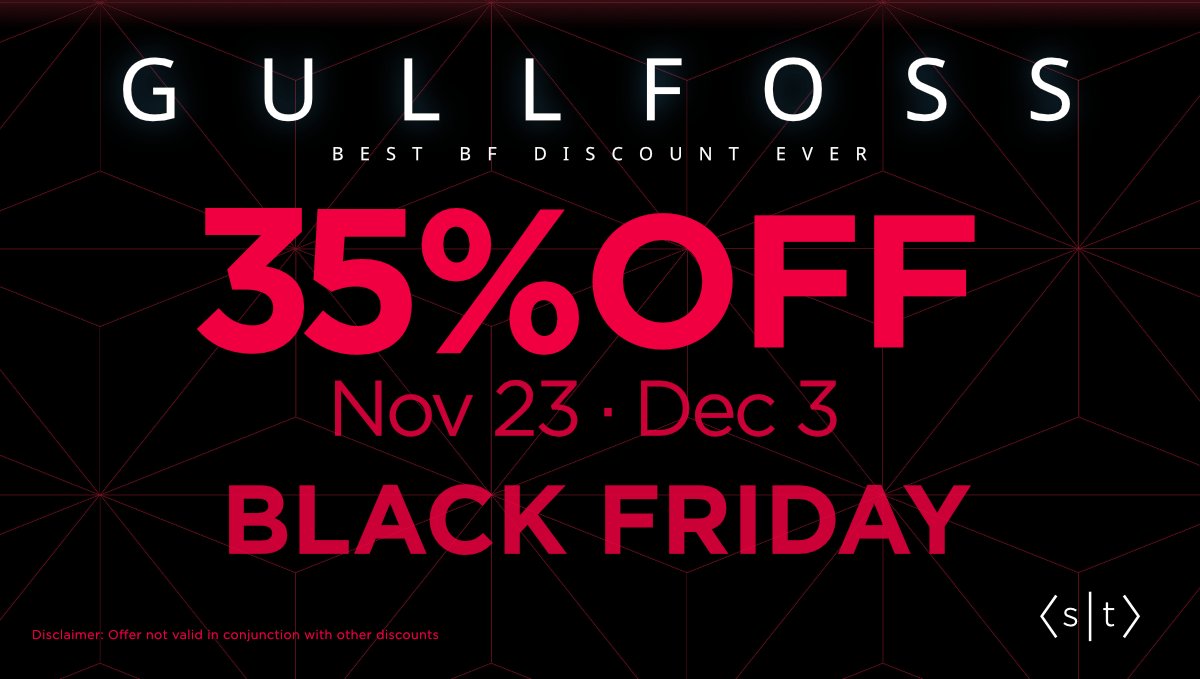 SoundtheoryLtd's tweet photo. We are glad to announce the best-ever #gullfossplugin Black Friday and Cyber Monday deal. You will be able to purchase Gullfoss at a discount of 35%. 

Pull out all the stops, and produce the most incredible music!

#audioengineer #proaudio #greatsound #audiomixing #mastering https://t.co/u0fE43Cmos