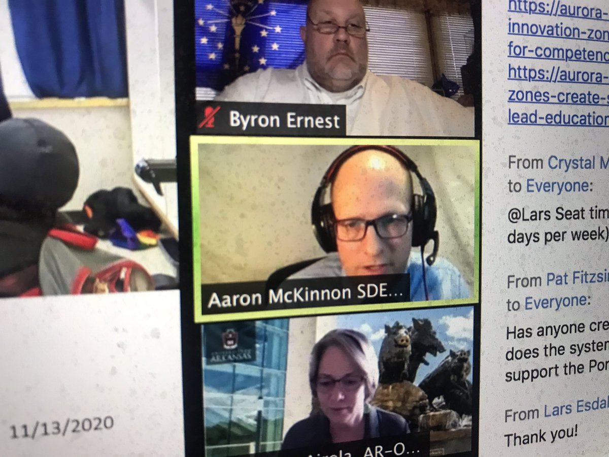 ByronErnest's tweet photo. Mastery-based Education Coordinator Aaron McKinnon,  @IdahoSDE, presents now at @Aurora_Inst 2020 National Policy Forum on Task Forces and Pilots. #aurora2020 #learningtogetherapart https://t.co/33dcrNKiGF