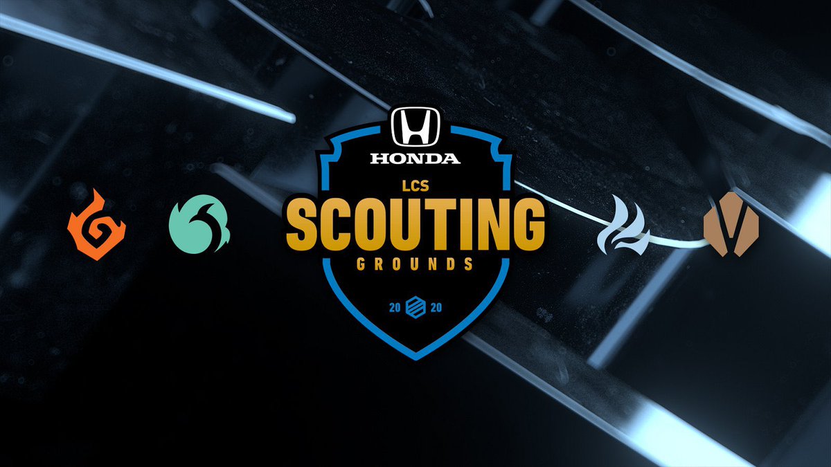 LCSOfficial's tweet photo. The 2020 #LCS @Honda Scouting Grounds broadcast continues at 11AM PDT today on https://t.co/XRBMkqpiJf in collaboration with @USBOfficial! https://t.co/AeKsMc5Ol9