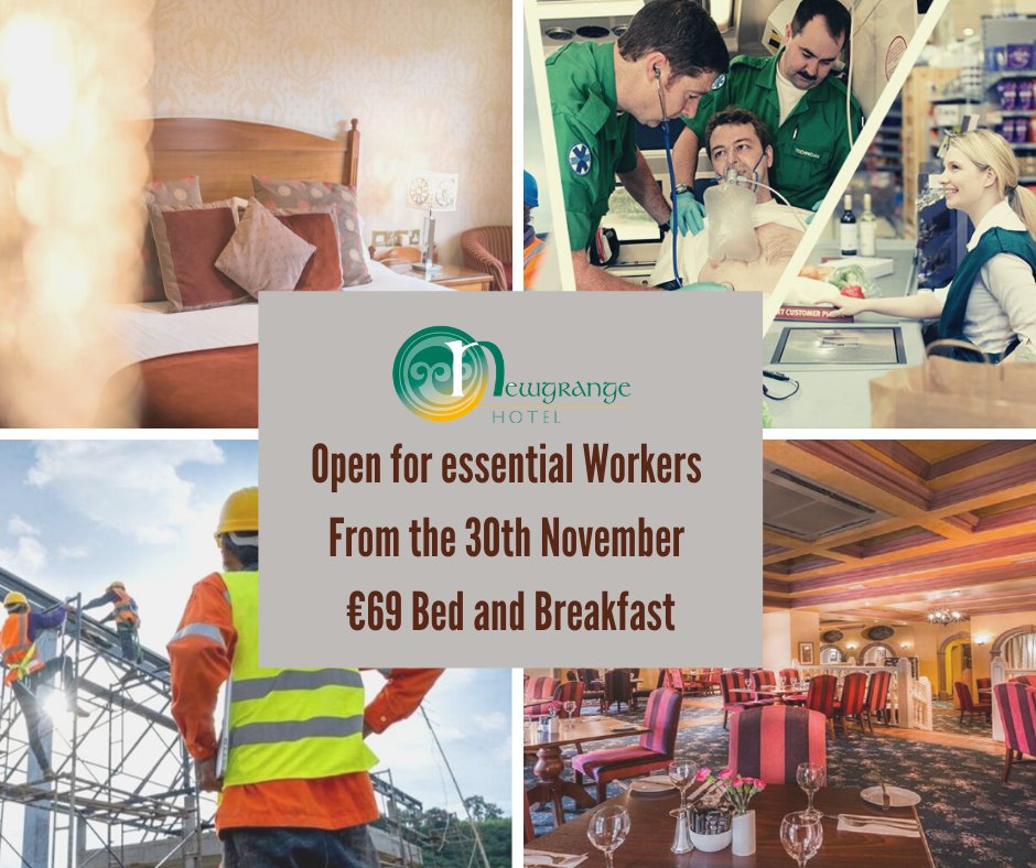 We are delighted to announce that we will be reopening our hotel on the 30th of November for essential workers. 
We hope to open for all of our guests from the 02nd of December. Keep an eye on our facebook page for more information