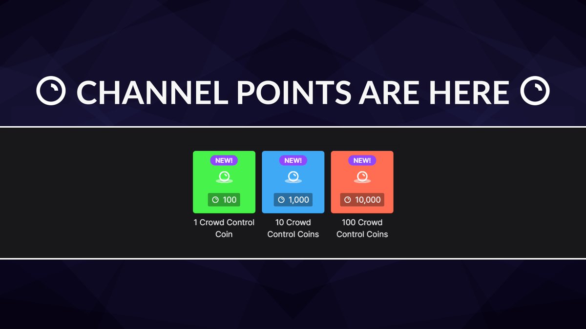 CrowdControl's tweet photo. WE'RE NOW A CHANNEL POINT-ENABLED EXTENSION!

We've been hard at work with @Twitch to finally bring Channel Point support to CC, and we're so excited to make it an even more accessible tool for everyone.

How to Set up Channel Points for Crowd Control 👉 https://t.co/WTRl3ZZ32e https://t.co/cysBRgLtIp