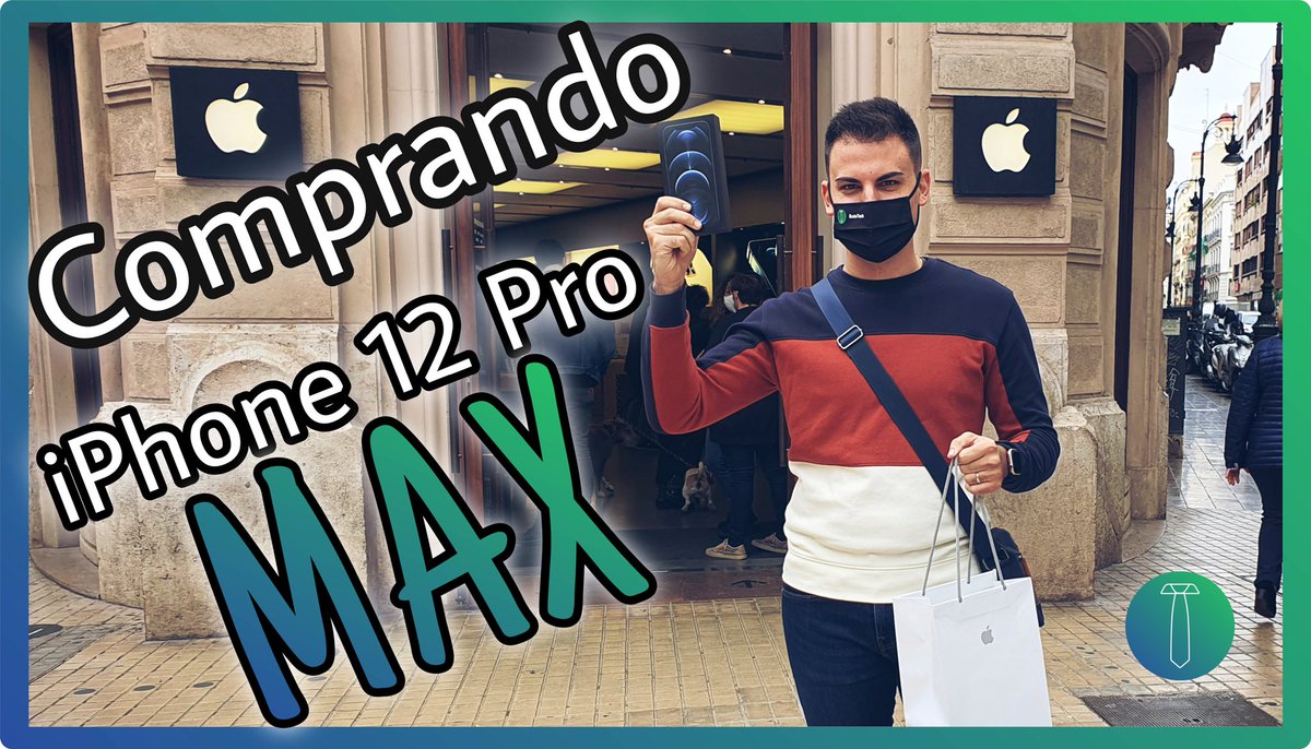 soto_tech's tweet photo. Un vídeo diferente, día del estreno, vamos a la Apple Store. 

📱Comprando💶iPhone 12 Pro MAX / UNBOXING
 https://t.co/7R9CsXzcki https://t.co/mThaNqQzFq