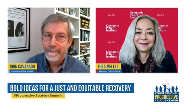 IPS_DC's tweet image. John Cavanagh: &quot;It was Thea&apos;s idea to build this council this way.

Her observation that our progressive think tanks collectively ... could go a long way to providing the intellectual support that we need behind proposals.&quot;

Thank you, @TheaLeeEPI!
#ProgressiveStrategySummit