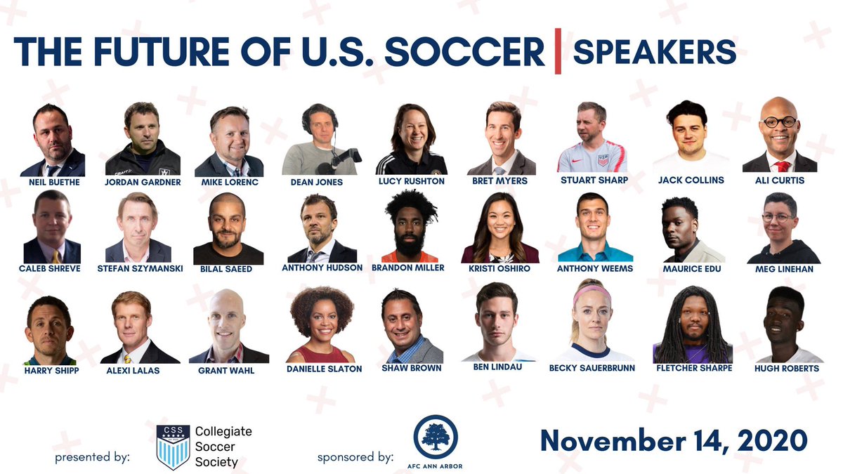 ussoccer_ENT's tweet image. The Future of U.S. Soccer 🇺🇸

#USPNT midfielder Ben Lindau and ENT Technical Director @4Ssharp will be keynote speakers at this terrific event organized by @cssmichigan !