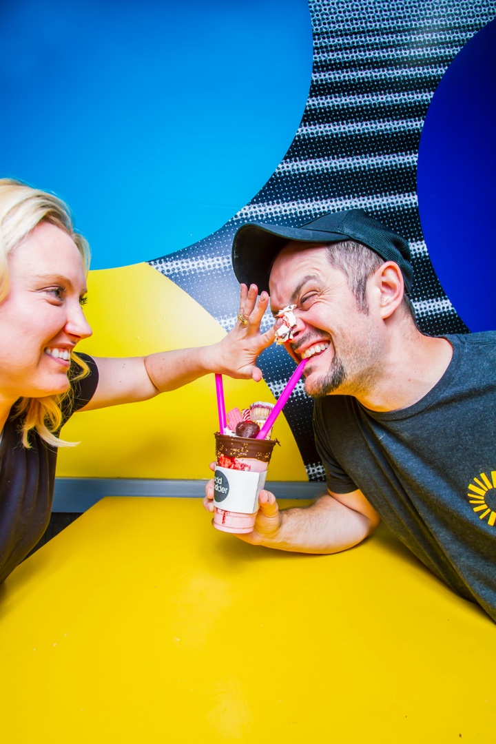 FodderOdd's tweet photo. Happy Fri-YAY 🎉 
Everyone 'nose' we've got the best Milkshakes around! 
 #OddFodder #PerrysburgOhio https://t.co/pBFwnE4My8
