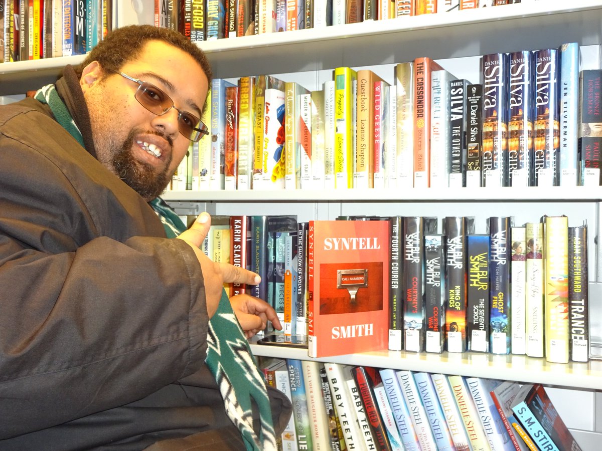 SyntellSmith's tweet image. One year ago today, 11/13/2019, I went to New York City, to the Hunters Point Branch Library in Queens and saw a copy of my book on their shelf. I was nearly moved to tears, it was such an emotional day.

@QPLNYC @nypl #libraryfiction #librarylife #librarytwitter #NYPL