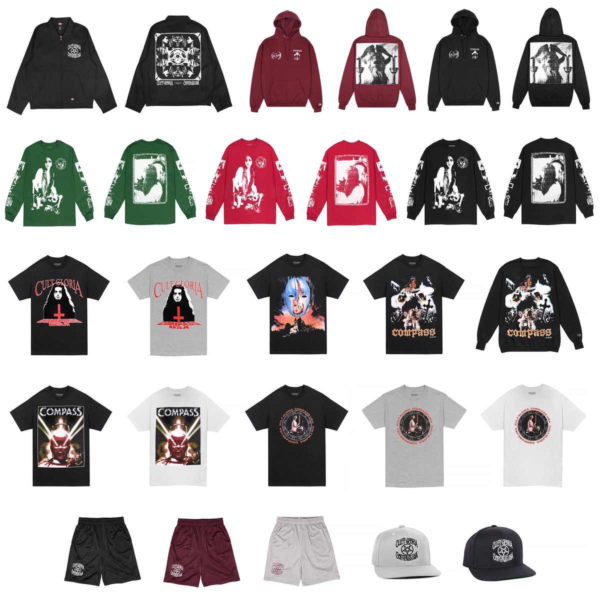USAcompass's tweet photo. COMPASS USA / CULT GLORIA AVAILABLE ONLINE NOW - https://t.co/7gUWOhHF4W https://t.co/nD5shnTNLP