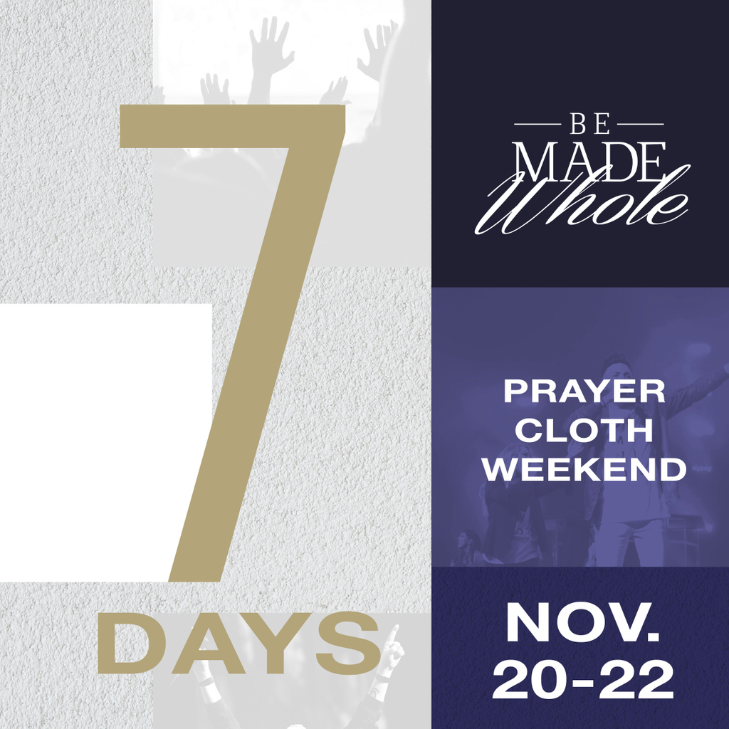 CityHarvestNet's tweet photo. You are just ONE WEEK away from a moment that will change your life forever at Be Made Whole Prayer Cloth services November 20-22.
___β
Submit your prayer needs and receive your prayer cloth: https://t.co/J2X2vVYJ0Hβ
___β
#cityharvestnetwork #prayercloth #bemadewholeβ https://t.co/Uki8ZQ3mjM