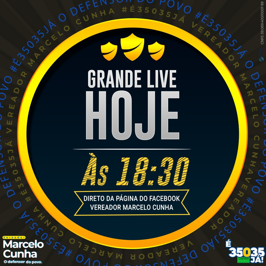 vermarcelocunha's tweet photo. Venha fazer parte da GRANDE LIVE hoje às 18:30!
Traga sua pergunta, estaremos ao vivo no facebook: Vereador Marcelo Cunha

Essa é a hora de confirmar seu voto!

#É35035já!!!

https://t.co/qL1GRJjshE

#eutedefendo #é35035já #uberlândia #marcelocunha #votoconsciente #votocerto https://t.co/DHaeXZ3yFL