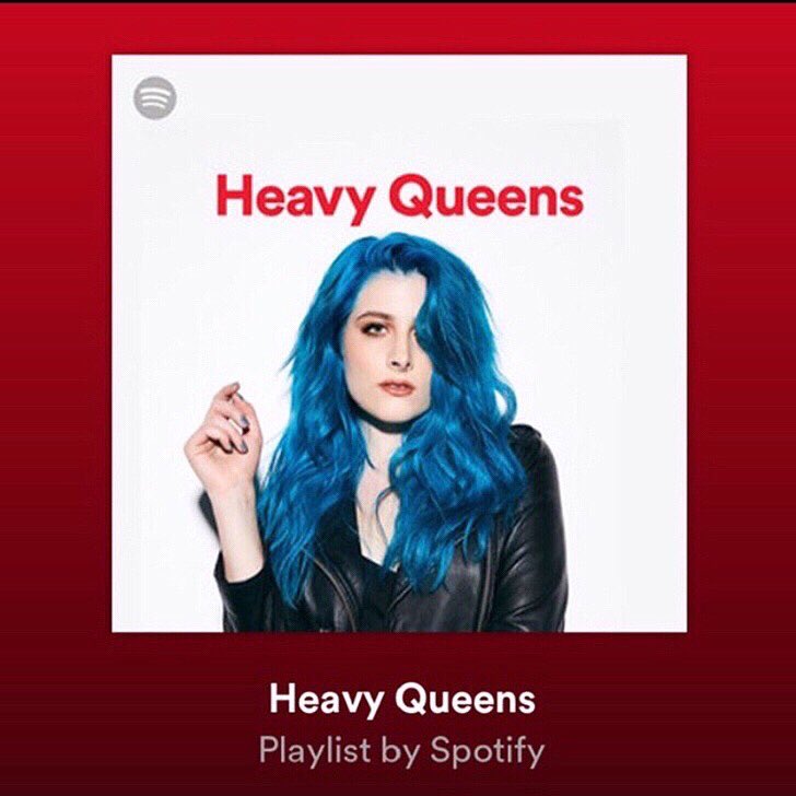 DIAMANTEband's tweet photo. Always an honor to be featured as the COVER for Heavy Queens!!!! Thank you thank you thank you to the badass @allihagendorf &amp; @spotify for showin love 💎 https://t.co/GA53NKxN29