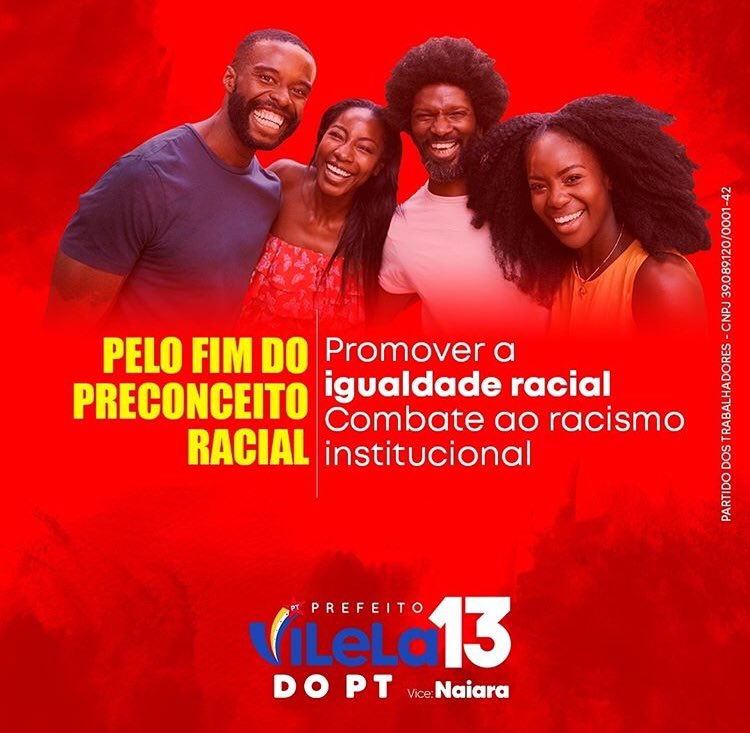 vileladopt's tweet photo. Vamos trabalhar na construção das bases da igualdade e trazer melhorias nas condições de vida da população negra de Palmas.

Nossa missão é lutar pela equidade racial com a instituição de ações de combate ao racismo. 💪🏾💪🏿💪🏽
⠀
#VOTE13 #VoteVilelaNaiara 🚩 https://t.co/5LxqRKNzeJ