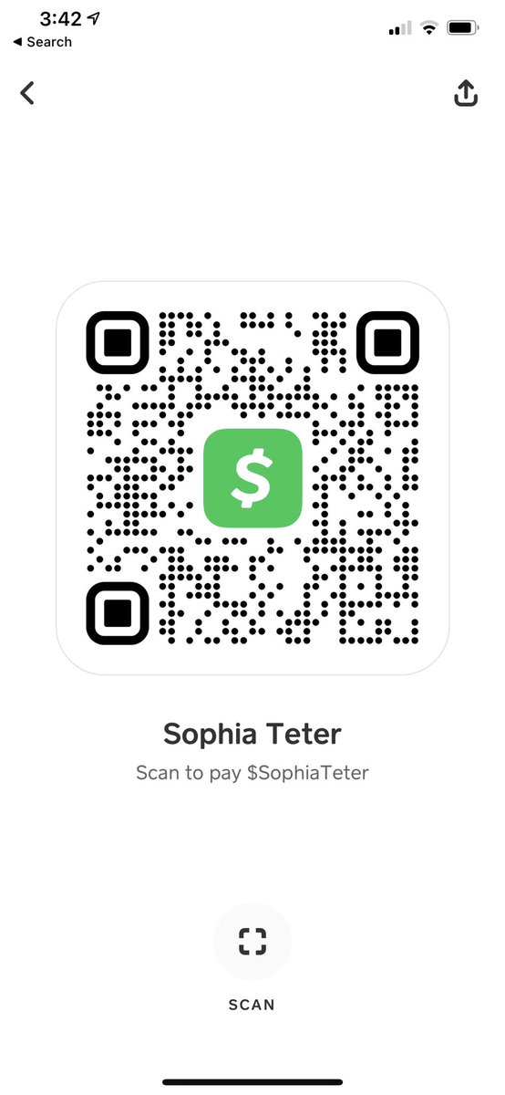 sophiateter's tweet photo. @CashApp https://t.co/IYlDwpXSkb