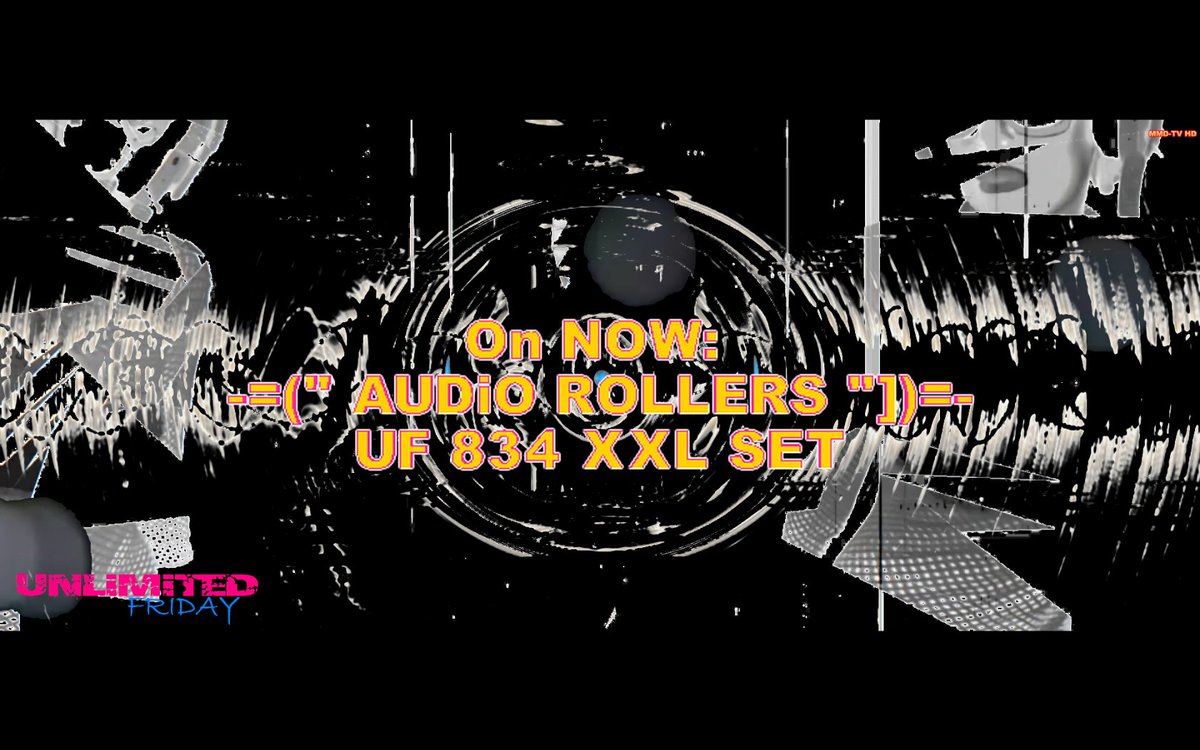 On NOW: AUDiO ROLLERS - UF 834 XXL SET - party107.com/set/17599/dj-a… (use link to vote/rate) #UF #UF834 #UF834XXL #HOUSE #AUDIOROLLERS #PARTY107 #UNLIMITEDFRIDAY