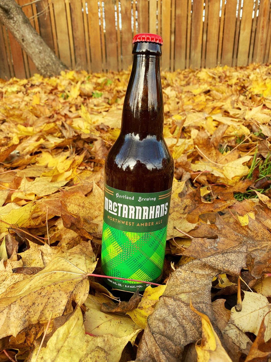 MacTarnahan's is a true Portland original—a beer that's been around for decades and helped define Portland as a craft beer mecca! Wonderful caramel malt backbone, with some piney Cascade hops, lingering resinous hop quality that echoes the onset of the Fall season.