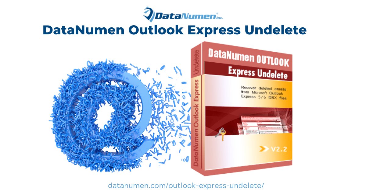DataNumen's tweet photo. Recover emails from corrupt #OutlookExpress dbx and mbx files: https://t.co/ob2uoFPgoR https://t.co/1XcZAJjCDK