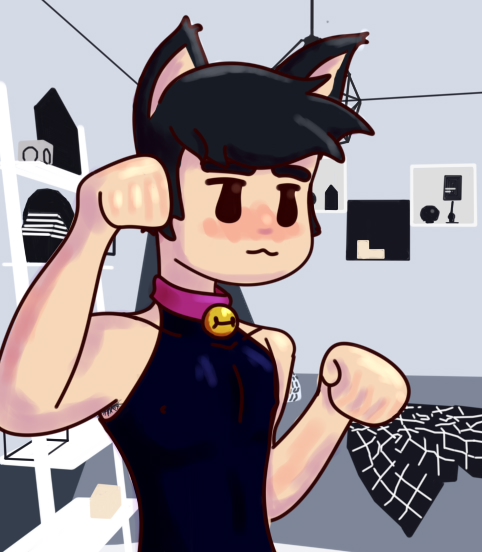 FobiaNecro's tweet photo. Bocetaba a lo estúpido, salió la pose y quise hacer esto, me da mucha risa.
 Ahora soy... ¡Nekro!
#neko  #drawi #thisissogay https://t.co/68jK8xZ3qP