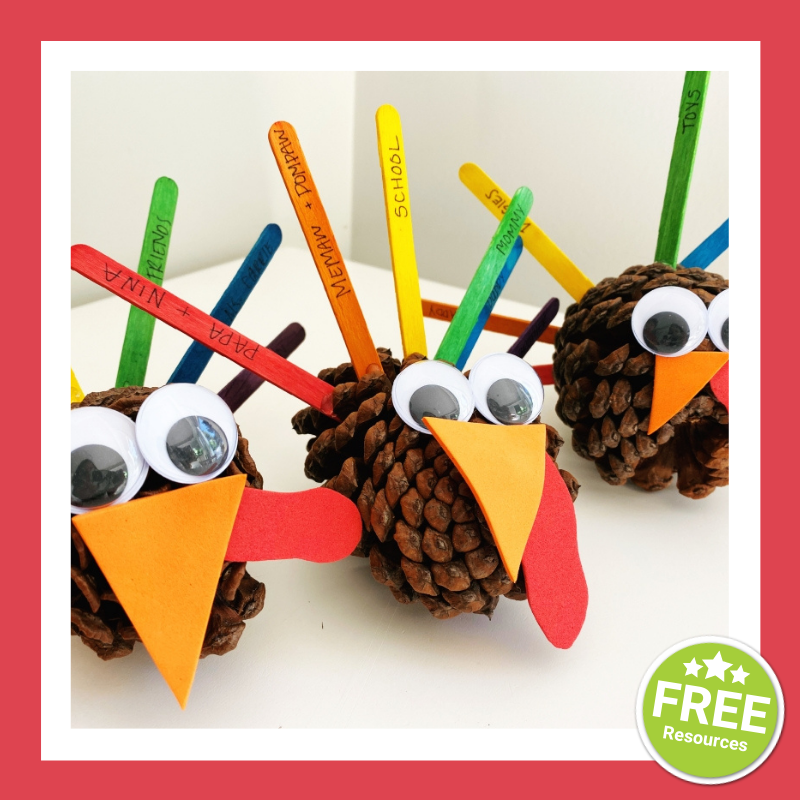 🦃 Your kids will LOVE creating these cute Thankful Turkey Pinecones! 🍂Check out this fun Thanksgiving project today: bit.ly/SA-ThankfulTur…

#schoolaids #teacherblog #funwithkids #kidscrafts #craftyfingers #artsandcrafts #diyproject #familydiy #familytime #momblog #kidscrafts