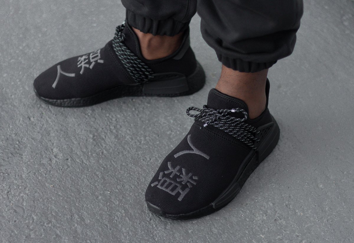 human race black on feet