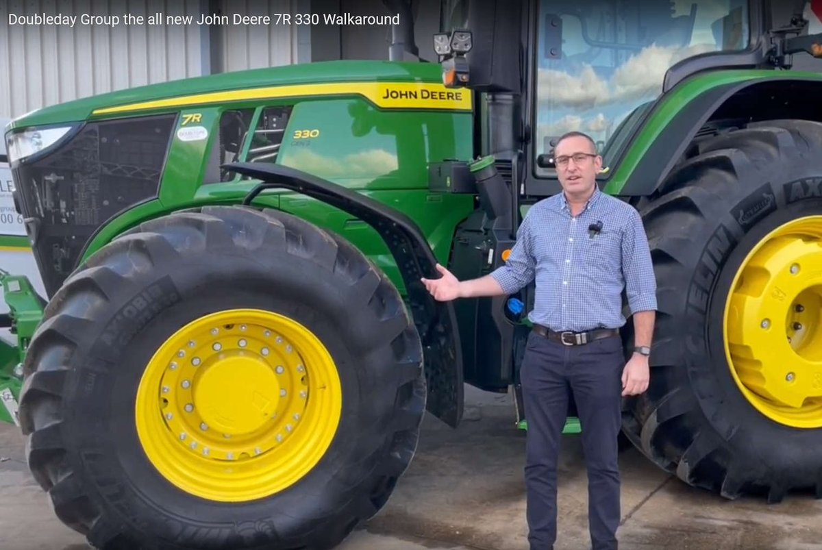 Meet the New Generation John Deere 7R 330 flagship model with Group Customer Support Representative Andy Webb, as he talks you through some of the key points, new cab design &amp; some of its luxury features. 
#UnBeaten #MoveMore 

Watch the full Video here 📽️bit.ly/3kxlt0q
