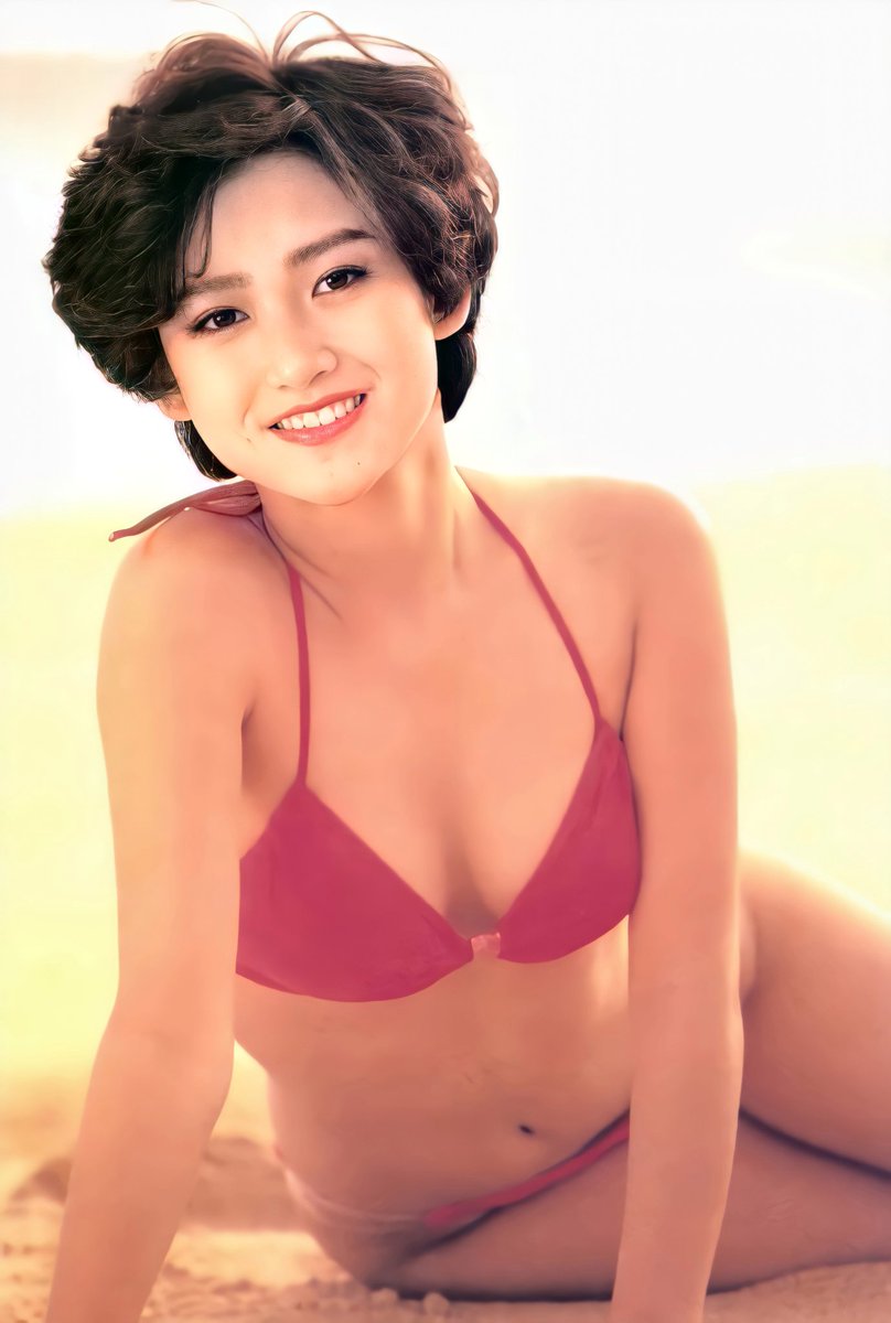 愛をください 岡田有希子 1985年 Sweetlovedream セクシービキニ 武藤義 T Co Cg1mqofild Twitter