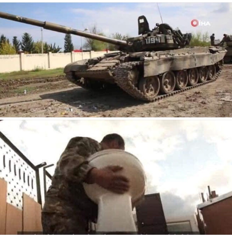 Görünür çox qorxutmuşuq: Tankı buraxıb,unitazdan bərk-bərk yapışırlar
#UnitazOgrusu
#AftafanıdaGoturLazımOlar