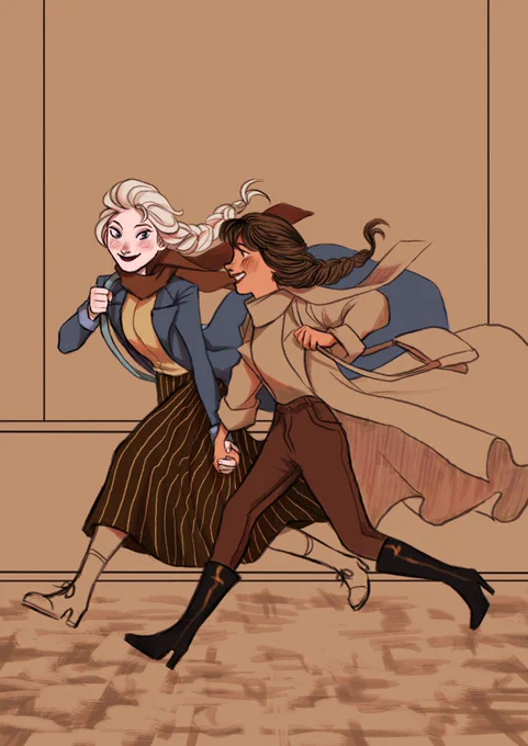 กลั้นใจวาดฉาก #elsamaren #Frozen2 