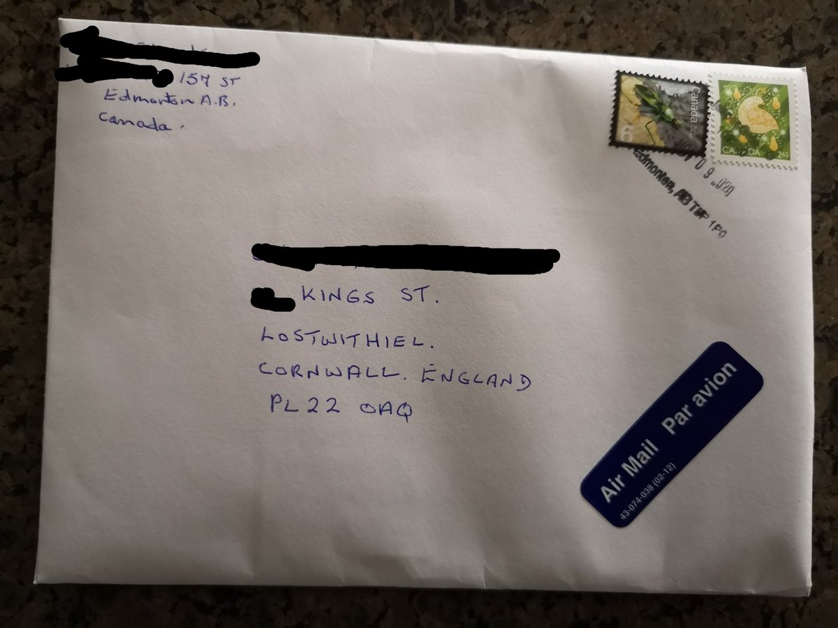 Jamie19_87's tweet photo. @canadapostcorp @canadaposthelps this was delivered to Cornwall, ON Canada and not Cornwall, England #Fail https://t.co/VHOaIpUtPv