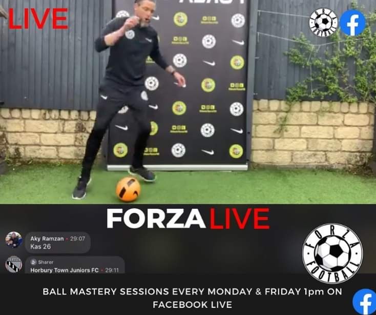 ForzaFootballFA's tweet photo. 📺 Facebook LIVE
⏱ 10am
📋 Scoresheets at the ready
@clingzofficial
SHARE /COMMENT / TAG YOUR GRASSROOTS CLUB & MANAGERS below
#ForzaLIVE #clingzgripsocks #keepthekidsbusy #keepthekidsatfootball #forzafootballacaemy #livesessionsforkids #kidsfootballonline #ballmastery https://t.co/GOeq2ZPTQE