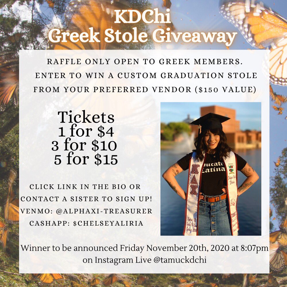 Enter our Greek Stole Giveaway for a chance to get a Decked out Greek stole from the vendor of your choice! Don’t miss out on this opportunity for an up to $150 stole! 🤍🐧 ✨LINK IS IN THE BIO✨