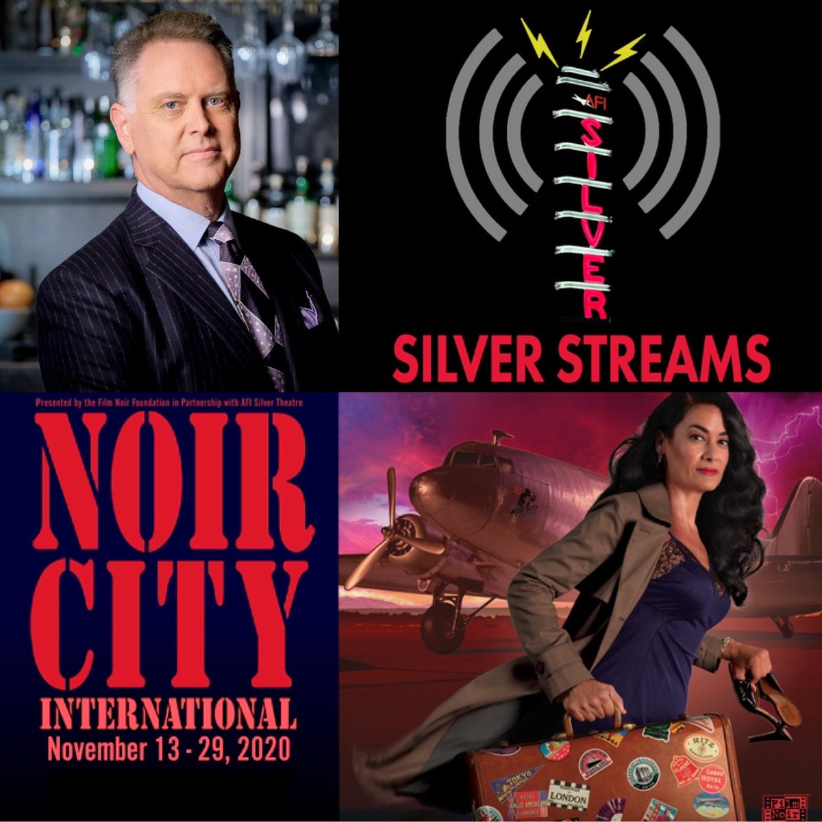 toddhitchcock1's tweet photo. On the new Silver Streams podcast, @abbiejoalgar, @BenjaminDelgado and I spoke to @EddieMuller to preview NOIR CITY: International, starting today @AFISilver, co-presented w/@noirfoundation &amp; available online thru Nov 29, intros by @tcm @NoirAlley host @EddieMuller et al. https://t.co/TjKE7G1dEP