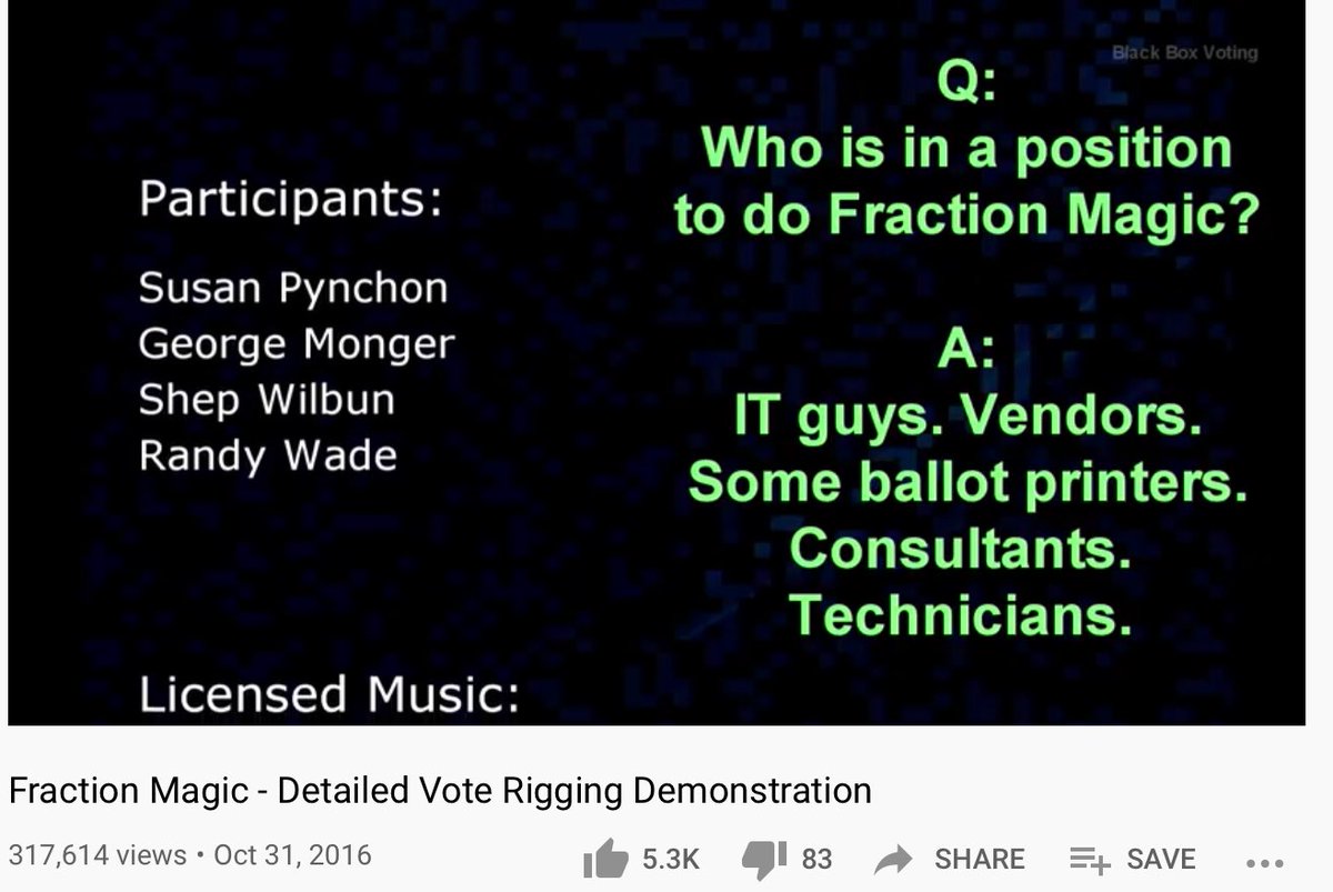 “Observe spot checks - detect, blow whistle on sham ‘audits’“Fraction Magic uses USB, computer or used/accessed remotely” “Who can do Fraction Magic? IT guys. Vendors. Some ballot printers. Consultants. Technicians.”