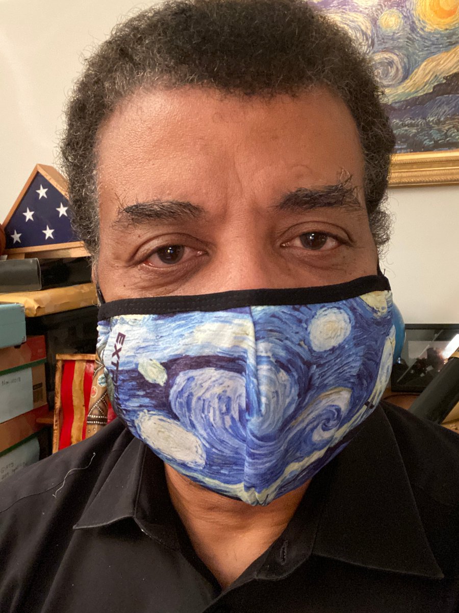 neiltyson's tweet image. van Gogh’s “The Starry Night”, Saint Rémy de Provence, France
[Museum of Modern Art, NYC]

Analysis of the crescent Moon and Venus, reveals that the painting captures the early morning hours near the Summer Solstice 1889  — just before sunrise.

So for me, it’s “The Starry Dawn”