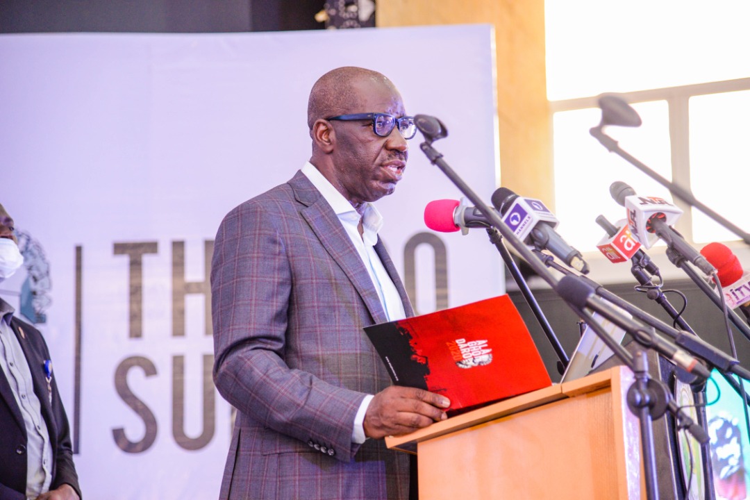 beta_edo's tweet photo. Alaghodaro 2020: Obaseki focuses on public service reforms, arts, tourism, others in second term

…as British Museum donates $4m for ‘EMOWAA’ project

The Edo State Governor, Mr. Godwin Obaseki, has said his administration will deploy technology and...

https://t.co/MEKpVumRbJ https://t.co/DQ7a6JbP2F